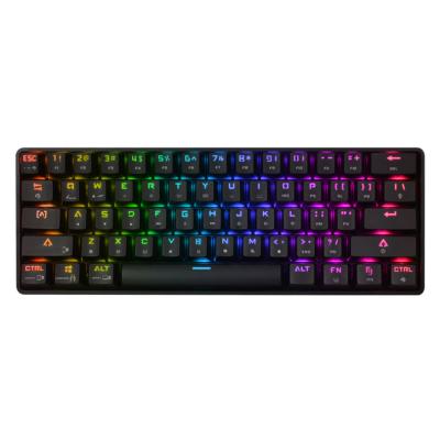 China Wireless 61 Key Dual Mode Wired/BT Mechanical Keyboard For PC, Tablet, Phone for sale