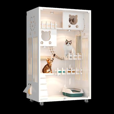 China Breathable Pet cat house, oversized cat house, luxury cat house, indoor pet house, cat villa for sale