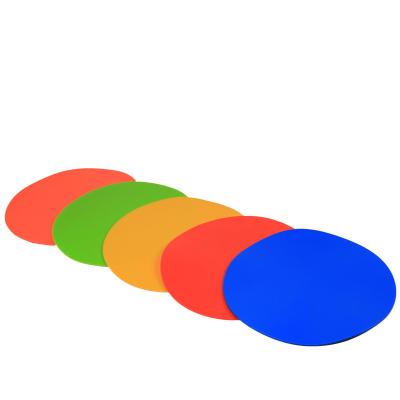 China Wholesale Agility Training PVC Speed ​​Spot Marker Flat Cones Circle Markers Football Forming Field Flat Cones for sale