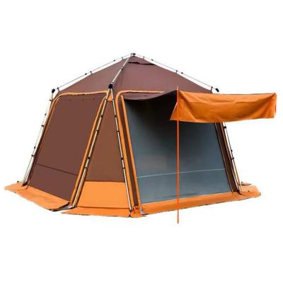 China Extended Type New Arrival Double Leisure Ways Camping House Dome Big Canopy Robust Outdoor Tents for sale