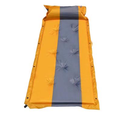 China Foldable Good Quality Single Size Travel Hiking Folding Sleeping Bag Air Pad Foldable Air Mattress For Comping for sale