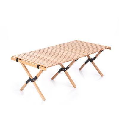 China Foldable Foldable Wooden Camping Table And Chairs Set Outdoor Garden Dinner Party Vintage Wood Folding for sale