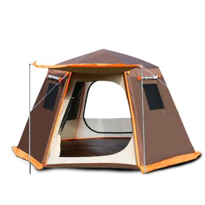 China Diagonal Bracing Type Outdoor Camping Sunscreen Fully Automatic Large Tent for sale