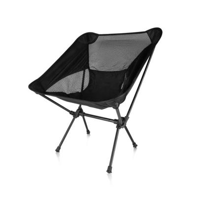 China Modern Ultra light weight aluminum camping picnic Moon folding chair for sale