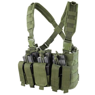 China Strong And Wearproof Tactical Vest Handy Bag Adjustable Chest Carrier Hunting MOLLE Equipment Carrier Rifle Gun Magazine Bag for sale