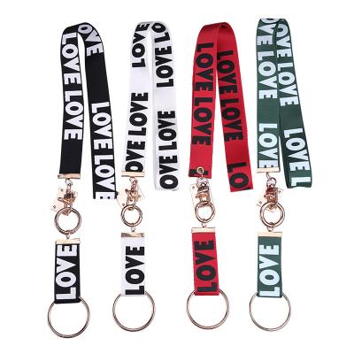 China Wholesale Comfortable And Durable Mobile Phone Wrist Lanyard Two-in-One Hanging Neck Rope Personality Turning Detachable Ring Mobile Phone Strap for sale