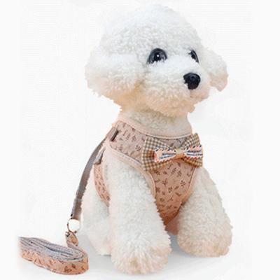 China 2020 Customized Korean Dog Harness Vest Plaid Fashion Dog Leash Pet Supplies Customized By Amazon Hot Sale for sale