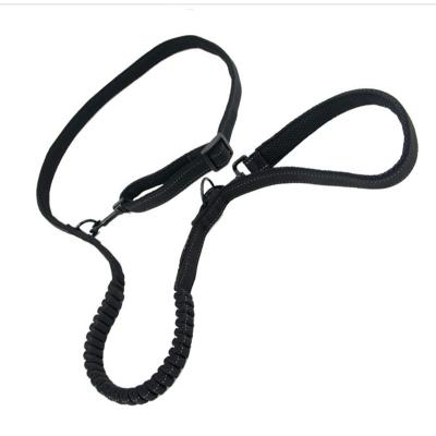 China Double Reflective Multifunctional Traction Leash 2M Reflective Buffer Rope Adjustable Dog Pet Leash for sale