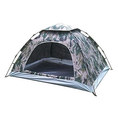 China Wholesale Waterproof And Durable Outdoor Camping Tent Single Double Door Camouflage Rainproof Shade Beach Tent for sale