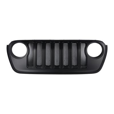 China ABS Front Grill For Jeep Wrangler JL 2018+ Front Grill 4x4 Grill Car Offroad Parts Accessories Front Grills for sale