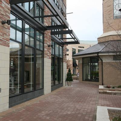 China Aluminum Alloy Or Aluminum PVC Frame Stained Glass Curtain Wall Facade Price Per M2 for sale