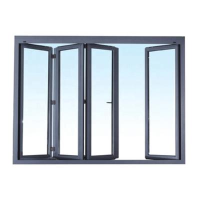 China Gaoming Accordion Door Solid Wood Automatic Soundproof Folding Sliding Doors for sale