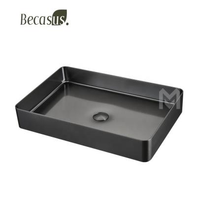 China Easy Clean Single Lever Stand Basin Washroom Bathroom Sink Outdoor Sink Pull Down Pedestal Wash Basin Bathroom Vessel Sink For Hotel for sale