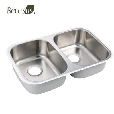 China Without Faucet High Quality Hidden Kitchen Sink Cup 304 Stainless Steel Handmade Sink Hidden Sink New Style for sale