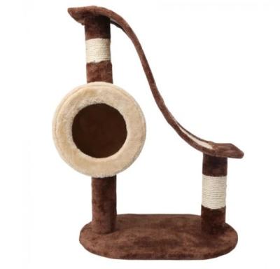 China Sustainable Catnip Toys 48x30x68 Cm Scratchers Cats Pet Cat Furniture Fashion Cat Tree House Rascador Gato for sale