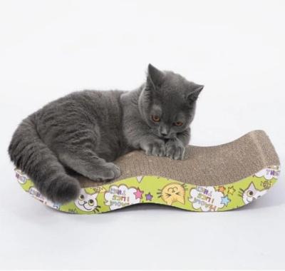 China Sustainable Non-Toxic And Environmentally Friendly Furniture Modern Cat Scratcher Cardboard for sale