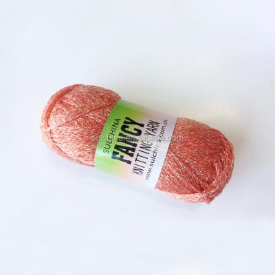 China Anti-pilling Acrylic Yarn With Lurex Fancy Thread Hand Knitting Yarn for sale