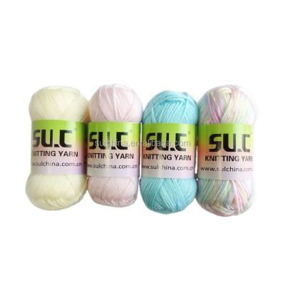 China Anti-pilling anti-pilling polyester blended viable hand knitting baby acrylic yarn for sale