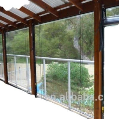 China European Style Minimalist Australian Patio Clear Outdoor Patio Blinds PVC Clear Outdoor Roller Blinds for sale