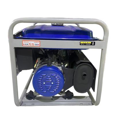 China High Quality ZongSheng Frequency Conversion Three Phase Rated 5kw Hand Starting Gasoline Generator 25L for sale