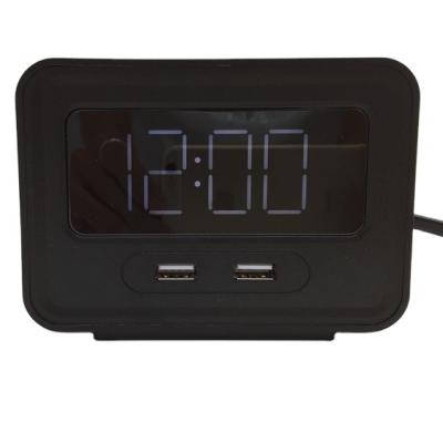 China Creative Multifunctional Antique Style Digital Alarm Clock With Dual Vibrator Usb Charger Alarm Clock for sale