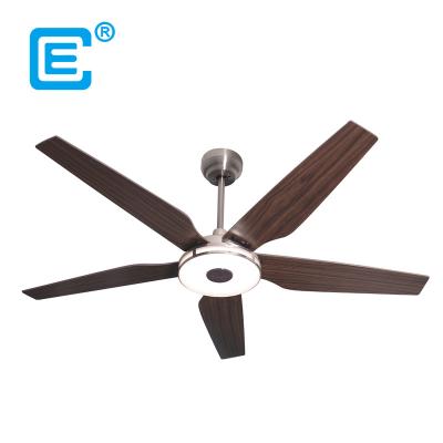 China Hotel 56 Inch Smart Ceiling Fan With DC Motor Electric Fan Light Brushless Lights for sale