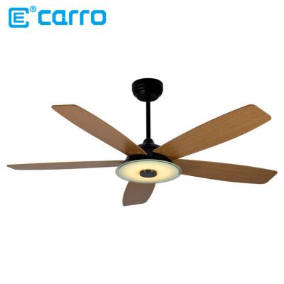 China Household 56 Inch Indoor Ceiling Fan With Remote Control Led Light for sale