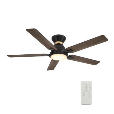 China Contemporary High Quality Remote Industrial Retractable Ceiling Fan With Light 5 Blades BLDC Lighting Ceiling Fan for sale