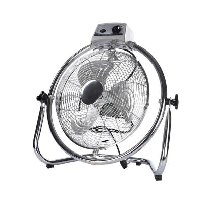 China Outdoor High Quality Metal Fan 16 Inch 90W Electric Motor Can Rotate Low Floor Fan for sale