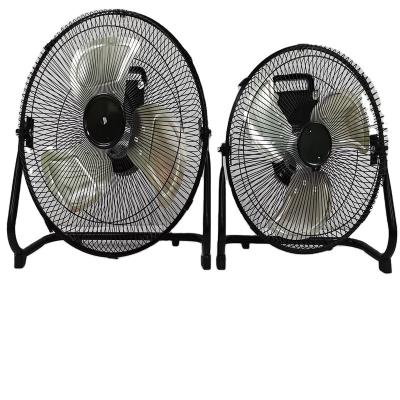 China high speed & Living Room Low Noise Adjustable Loud Wind Metal Floor Fan Durable PortableTable Fan with 3 Speed ​​Control for sale