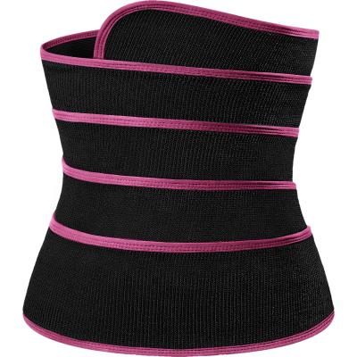 China Daily Life /Fitness/Gym/Yoga/Sports One Waist Breathable Gym Fitness Trimmer Men Women Belly Sweat Fat Burning Neoprene Bandage Wrap Shaper Waist Trainer Slim Belt for sale