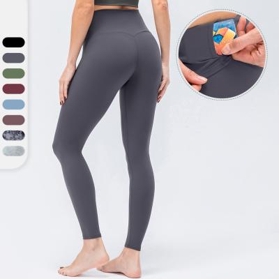 China Wholesale Breathable Tiktok Fitness LOGO Sports Pants Custom Made Women Butt Lift Seamless Yoga Pants Yoga Leggings for sale