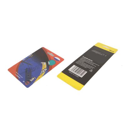 China Custom Private Label Label Label Paper Packaging Paper Card for sale