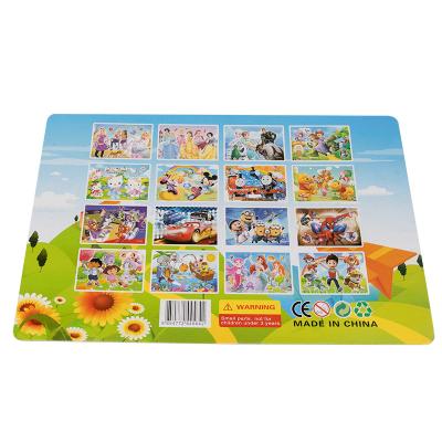 China Environmentally Friendly Popular Custom Made High Quality Cardboard Jigsaw Puzzle For Jigsaw Puzzle Game Kid for sale