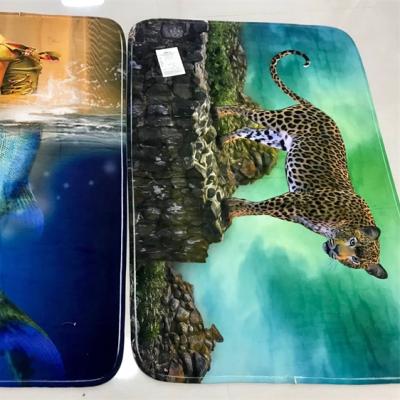 China 2021 Anti-slip New Style Digital 100% Polyester Printing Floor Cover for sale