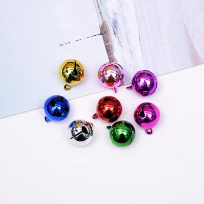 China 14mm Small Fashionable Colorful Round JIngle Bell For Christmas Decoration Metal Jewelry Findings Making Diy Accessories for sale