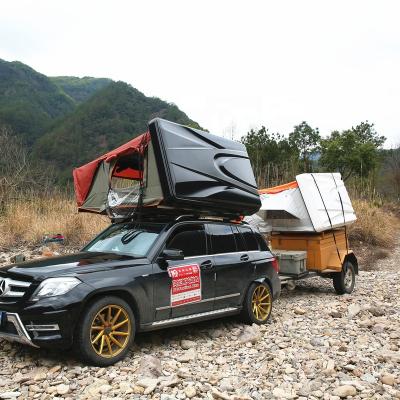 China Outdoor Travel Hiking Camping Factory Supply 4x4 Offroad Folding Hard Shell Roof Top Tent For Motorhome for sale