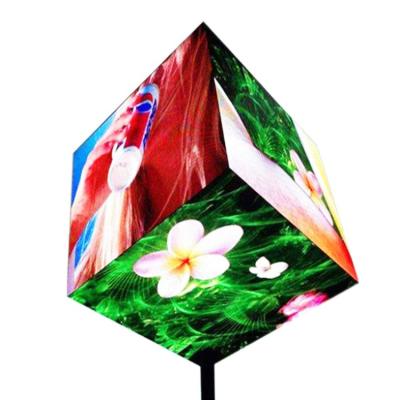 China P2.976 P3.91 P4.81 Indoor Full Color Special Shaped LED Screen Tetrahedron LED Video Display Outdoor Screen for sale