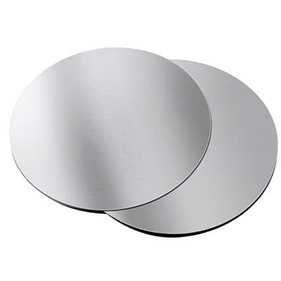 China Tableware Cookware Materials 0.4 0.5 mm Bright and Soft Sheets SS Steel Plate Cut Circular 430 Stainless Steel Circle 410Stainless for sale