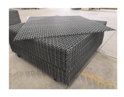 China Customize Vibrating Screen Wire Cloth Sifts Panel Wear Resistance Production Square Mesh Crimped Mesh for sale