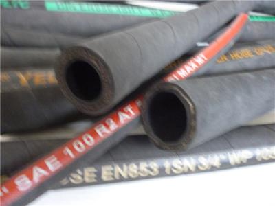 China Industrial SAE 100 R2 AT High Pressure Hose / DIN EN 853 2SN Abrasion Resistant for sale