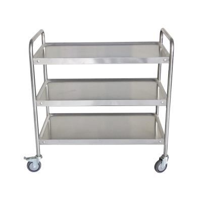 China Modern Desgin Stainless Steel Food Cart Catering Service Cart Kitchen and Restaurant Cart for sale