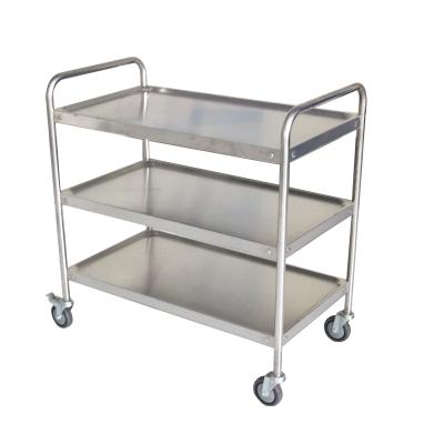 China Modern Design PROMETHEUS Tableware Tray Collection Restaurant Food Catering Serving Cart Stainless Steel Trolley for sale