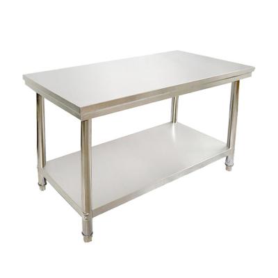 China Commercial kitchen PROMETHEUS stainless steel kitchen furniture work table for restaurant for sale