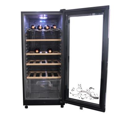 China PROMETHEUS Single Best Humidity Free Cooler Wine Control Sells Red Wine Cabinets High Quality LG Wine Cooler for sale