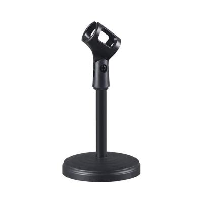 China China Popular Manufacturer Microphone Stand Durable Mini Adjustable Microphone Desktop Stand with Microphone Clip for sale