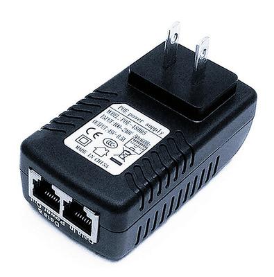 China US Plug 48V 0.5A 24w 10/100MBPS POE Power Supply Adapter Injector For VOIP System HL-480050 for sale