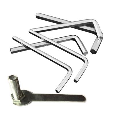 China High Quality Stainless Allen Key Hexagonal Key Hex Nickel Plated Key Sensitive And Durable L Shaped Key for sale