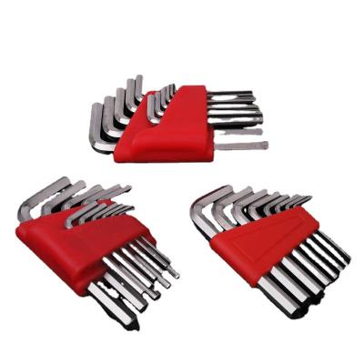 China Delicate And Durable High Strength Tool Allen Wrench Compact Set Square Screwdriver Stainless Steel Hex Key Opener for sale