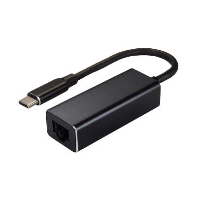 China USB Type-C to RJ45 USB-C Adapter USB Type-C 10/100/1000Mbps Gigabit Ethernet to RJ45 Adapter for sale